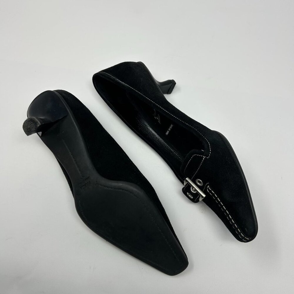 Vintage 90s Prada Women's Black Mules - Picture 3 of 3